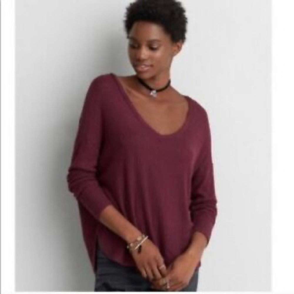 American Eagle Soft and Sexy Ribbed Sweater